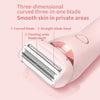 Image of 2 In 1 Hair Removal Epilator USB Rechargeable Trimmer Women Body Razor Face Leg Armpit Bikini Hand Pubic Shaver Hair Remover Shopping111