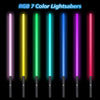 Image of 2Pack Lightsaber, 2-in-1 Dueling Lightsaber With 7 Colors Changeable With Force Sound, Aluminum Alloy Hilt, 2 FX Rechargeable Light Saber For Kids And Adults Shopping