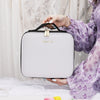 Image of Smart LED Cosmetic Case With Mirror Cosmetic Bag Large Capacity Fashion Portable Storage Bag Travel Makeup Bags Shopping