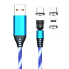 Image of 540 Rotate Luminous Magnetic Cable 3A Fast Charging Mobile Phone Charge Cable For LED Micro USB Type C For I Phone Cable Shopping111