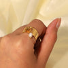 Image of Stainless Steel XINGX Pearl Ring Shopping