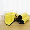 Image of Dog Towels For Drying Dogs Drying Towel Dog Bath Towel, Quick-drying Pet Dog And Cat Towels Soft Fiber Towels Robe Super Absorbent Quick Drying Soft Microfiber Pet Towel For Dogs, Cats Yellow Shopping