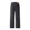 Image of Washing Water Denim Straight-leg Trousers Men Shopping