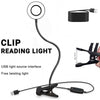 Image of Clip On Desk Lamp LED Flexible Arm USB Dimmable Study Reading Table Night Light Shopping