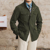 Image of Lightweight Stand-up Collar Cinched Men's Retro Waterproof Jacket Shopping