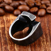 Image of Antique Black Men's Iron Cross Ring Shopping