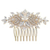 Image of Bridal Hair Comb Hair Popular Rhinestone Korean Headdress Wedding Accessories Shopping