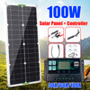 Image of 30W 100W 18V Semi-flexible Solar Panel Outdoor Solar Charging Panel USB Phone Charger Shopping111