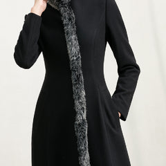 High End Rex Rabbit Woolen Woolen Coat Shopping