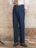 Image of Retro Washed Jeans Fashion Casual High Waist Straight Pants Shopping