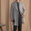 Image of Vintage Men's Wool Herringbone Polo Coat Shopping