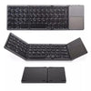 Image of Folding Mini Keyboard Tablet Phone Computer Wireless Foldable Bluetooth Keyboard Multi-Function Button Shopping