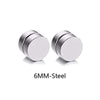 Image of Stainless Steel Studs No Pierced Earring Ear Clip Magnet Cross Suit Shopping