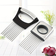 Onion Slicer Holder, Onion Holder For Slicing, 304 Stainless Steel Onion Slicer Cutter, Lemon Holder Slicer, Creative Onion Slicer Holder, Onion Slicer Cutter For Steak Tendons, Household Gadget, Kitc Shopping