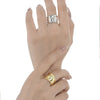 Image of Glossy Geometry Index Finger Ring Shopping