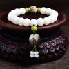 Image of White Jade Bodhi Bracelet For Men And Women Shopping