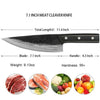 Image of Meat Cleaver Knife-Japanese Butcher Knife Meat Cutting-Professional Chef Knife High Carbon Stainless Steel With Ergonomic Handle- Ultra Sharp Kitchen Chef Knives For Home Outdoor BBQ Shopping