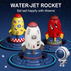 Rocket Launcher Toys Outdoor Rocket Water Pressure Lift Sprinkler Toy Fun Interaction In Garden Lawn Water Spray Toys For Kids Summer Gadgets