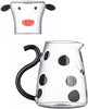 Image of Cow Carafe Pitcher Cow Water Pitcher With Cup Bedside Water Carafe Cow Glass Set Cow Pitcher Water Carafe With Glass Cup For Nightstand Shopping