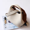 Image of Versatile Handheld Women's Crossbody Shoulder Color Block Bucket Bag Shopping