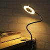 Image of Clip On Desk Lamp LED Flexible Arm USB Dimmable Study Reading Table Night Light Shopping