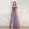 Image of Purple Host Star Sky Toast Dress Shoulder To Shoulder Shopping