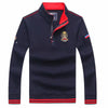 Image of New Men's Mid-Grid Thread Golf Long Sleeve T-Shirt Shopping