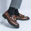 Image of New Style One Foot Leather Shoes For Men Shopping