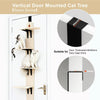 Image of Mewoofun 4-Levels Versatile Cat Climber Shelves Door Mounted Vertical Cat Tree Shopping