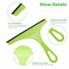 Image of 3X Glass Window Wiper Cleaner Squeegee Shower Screen Mirror Home Car Blade Brush Simple Green Car Glass Window Cleaner Wiper Cleaner Household Cleaning Brush Window Cleaning Tools Shopping