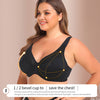 Image of Lace Steel Ring Plus Size Women's Bra Shopping