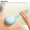 Image of Long Handle Bath Body Brush Soft Back Shower Exfoliating Skin Scrubber Massager Shopping