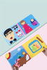 Image of Felt Busy Board Children 3D Three-dimension Educational Learning Non-Woven Rainbow Early Education Story Book Shopping