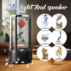 No Accessories 2 In 1 DIY Audio Crystal Light And Bluetooth Speaker Gift Touch Resin Night Light Shopping