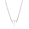 Image of Twelve Constellation Pendant Necklace Simple Titanium Steel Clavicle Chain Shopping