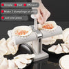 Image of Collfa Automatic Dumpling Maker Mold Manual Ravioli Press Machine Dumpling Press Set Double Heads Mold Make 2 At A Time Quick Dumpling Empanadas Pierogi Maker Tool For Home,Kitchen Restaurant 2in1 Shopping