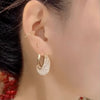 Image of Women's Light Luxury Minority Advanced Design Zircon Earrings Shopping