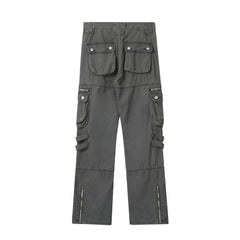 Multi-pocket Design Personality Jeans Men