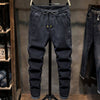 Image of Autumn Men's Elastic Jeans Loose Size Shopping