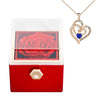 Image of Fashion Creative Rose Jewelry Box Necklace Suit Shopping