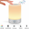 Image of Wireless Night Light Bluetooth Speaker Color Changing Touch Control Desk Lamp Shopping