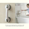 Image of Power Shower Grip Handle Bathroom Suction Grab Bar Safety Rail Tub Bath Vacuum Shopping