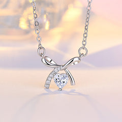 Women's Light Luxury Bow Necklace