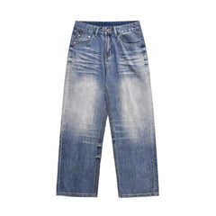 Fashion Wide-leg Denim Trousers For Men Shopping