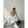 Image of Women's Knitted Wrap Skirt Two Piece Set Shopping