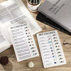 Image of Self-discipline Punch Card Students' Develop Good Habits Planner Old Man My Chores Memo Message Inspection Table Can Replace Daily Life, Good Habits Develop Daily Learning Task Planning Shopping