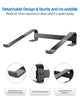 Image of Laptop Stand Aluminium Portable Removable Laptop Rise Ventilated Detachable Ergonomic Laptop Holder Shopping