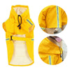 Image of Dog Raincoat,Waterproof Dog Rain Jacket With Safety Reflective Stripe,Hooded Slicker Dachshund Doggy Dog Poncho With Leash For Dogs And Puppies Shopping