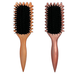 Gold Plated Curling  Brush, Curl Defining Brush, Curl Brush For Curly Hair, For Combing And Shaping Men's And Women's Curls To Reduce Pulling And Curl Separation This Will Go To TEMU. Shopping