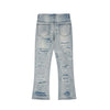 Image of Fashion Flared Washed Jeans Men Shopping